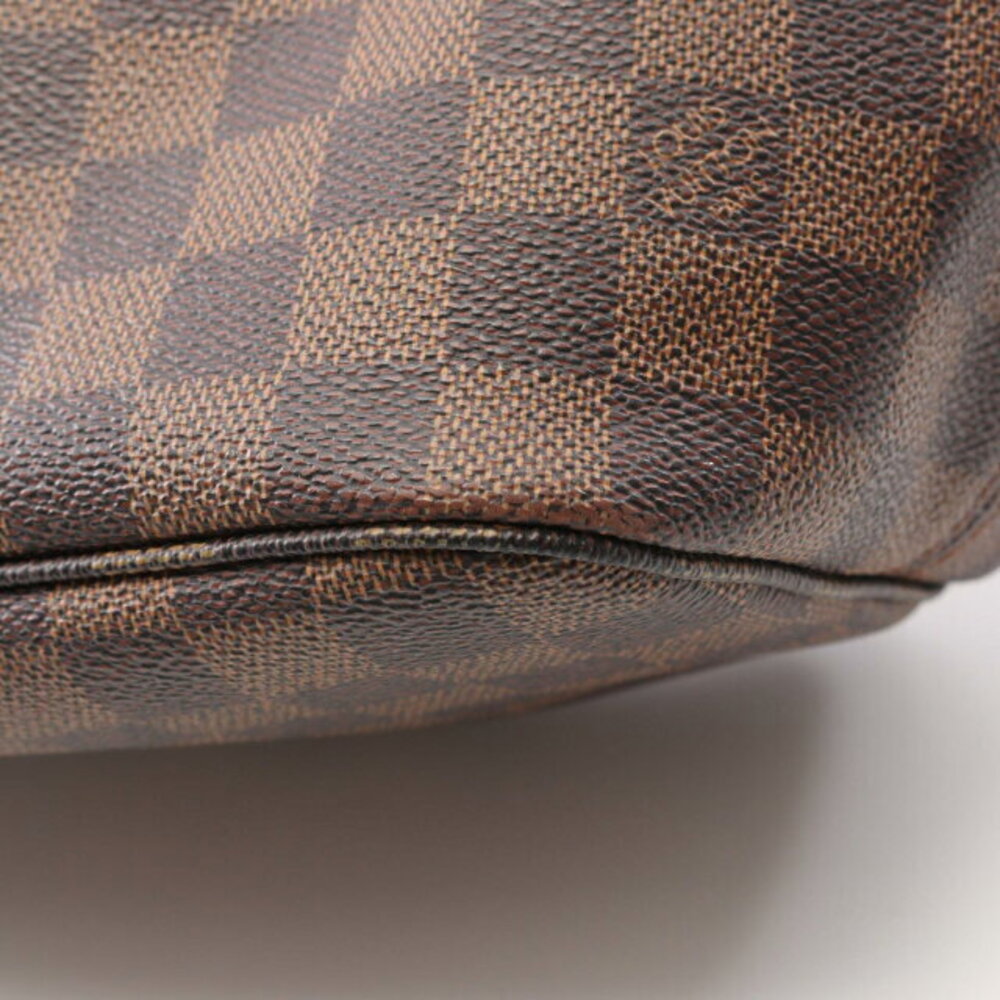 Louis Vuitton Neverfull Tote Bag Canvas Leather Damier Brown - Picture 9 of 10